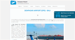 Desktop Screenshot of denpasar-airport.com